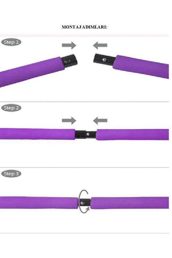 Squat Pilates Jimnastik Egzersiz Çubuğu Portable Studio Squat Barı