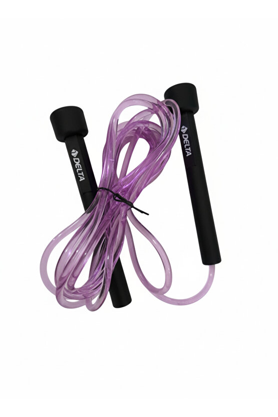 Lila Uzunluğu Ayarlanabilir Deluxe Atlama İpi