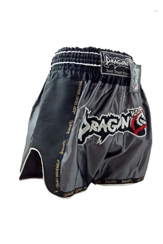 MT3075 Retro NEO Muaythai Şortu Muay Thai Şort Antrasit