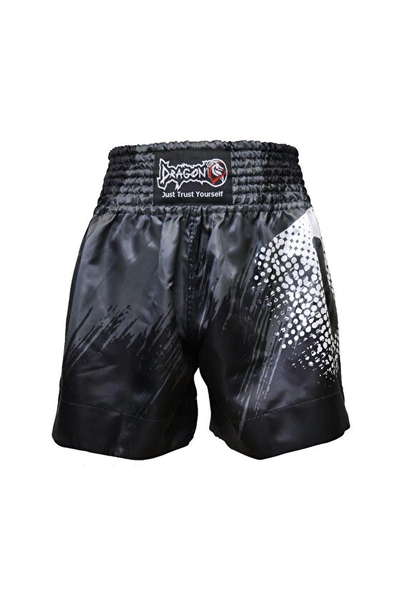 Dragon Sporcu Dişliği ve Mt3011 Muay Thai Kick Boks Şortu 2 li Set Dijital Baskılı Muay Thai Şortu