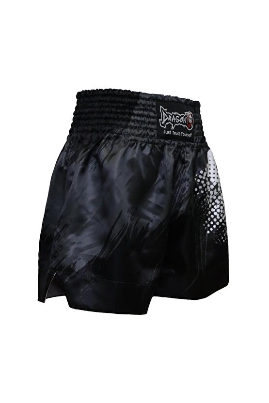 Dragon Sporcu Dişliği ve Mt3011 Muay Thai Kick Boks Şortu 2 li Set Dijital Baskılı Muay Thai Şortu