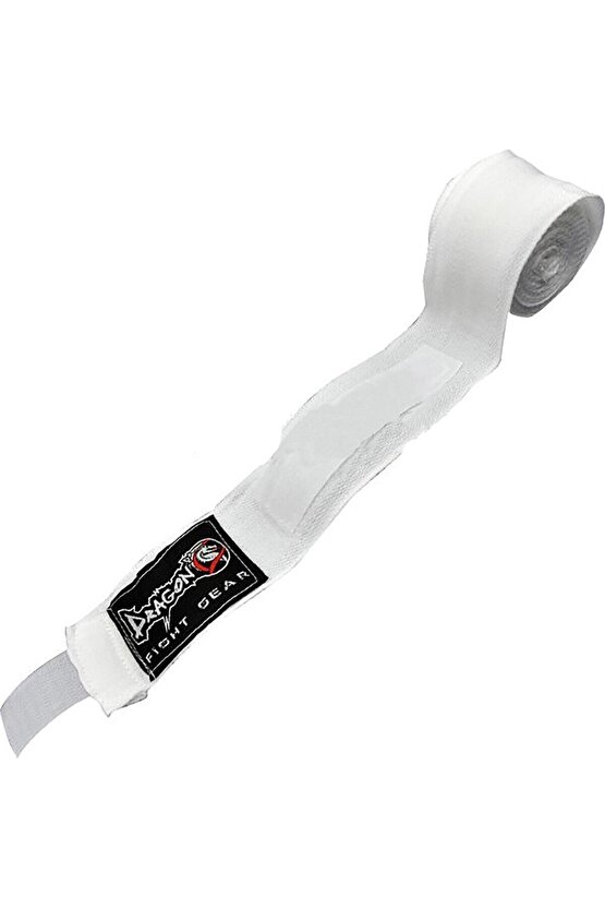 Dragon Retro Şort Muaythai Kick Boks  3,5 mt Bandaj ve Şeffaf Dişlik Kickboks Muay Thai 3lü Set