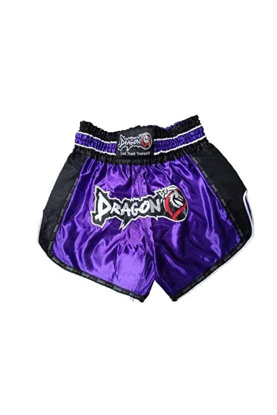MT3075 Retro NEO Muaythai Şortu Mor Muay Thai Şort