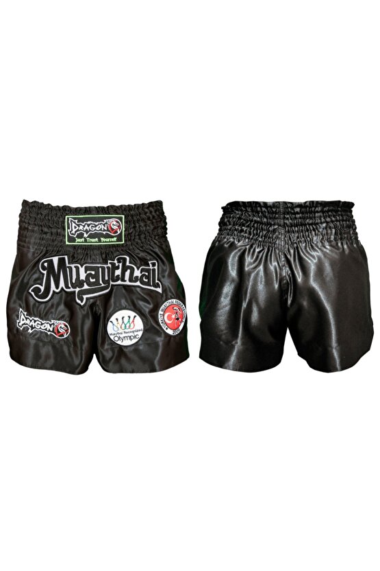 Mt2017 Muay Thai Federasyon Onaylı Nakışlı Maç Şortu