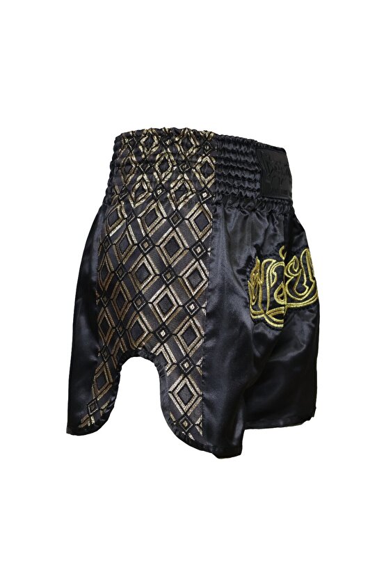 MT3028 Nakışlı Muaythai Şortu Muay Thai Antrenman Şortu