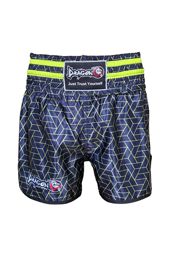 MT3404 Muay Thai Şortu Kick Boks Şortu Dijital Baskılı Şort