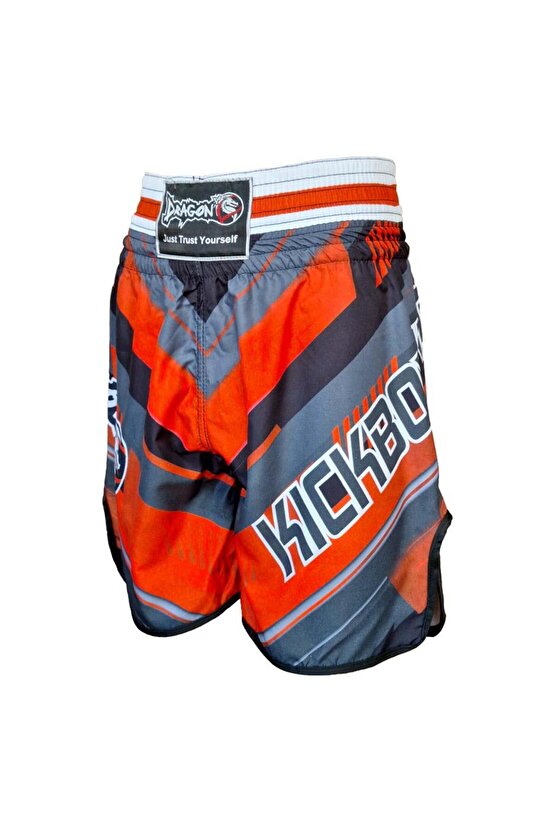 KB244 Kick Boks Şortu Kick Boxing Antrenman Şortu Dijital Baskılı Şort