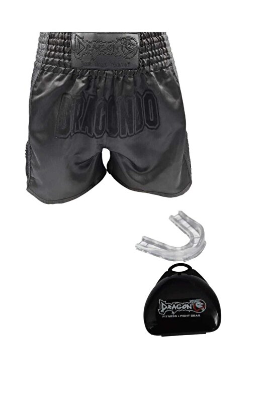 Sporcu Dişliği ve Mt3025 Muay Thai Şort 2 li Set