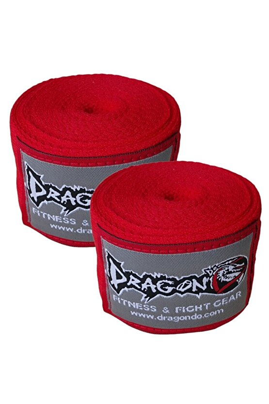 Boks, Kick Boks Ve Muay Thai Bandajı 5 Metre Kırmızı