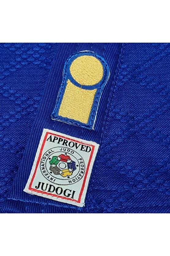 IJF Onaylı Gold Judo Elbisesi Mavi Judogi