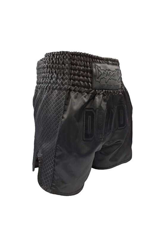 MT3025 Black Night Muay Thai Şortu Siyah Antrenman Şortu