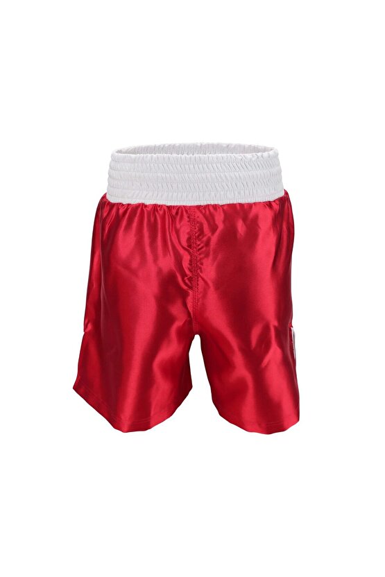 Kf1003 Kırmızı Kick Boks Şort ve Profesyonel Dişlik Kick Boxing Şort Seti
