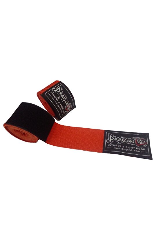 3,5 Metre Boks Bandajı Muay Thai Bandajı Turuncu