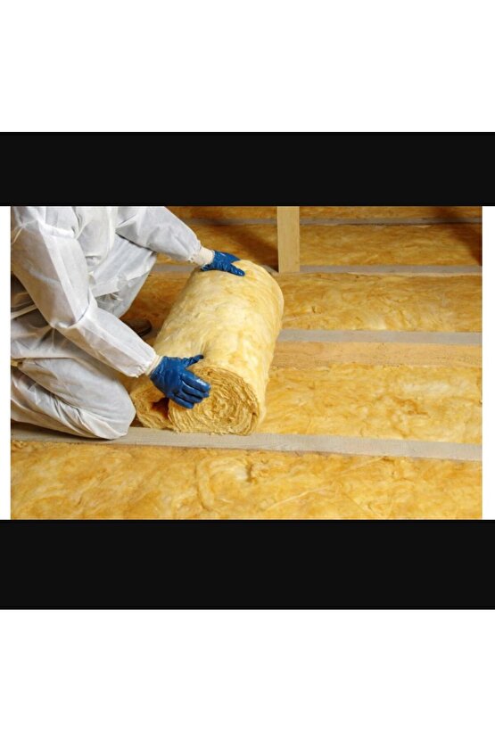 Cam Yünü İzocam Çatı Şiltesi Folyosuz 5 Adet, 10cm Kalınlık, 48m2 Alan Kapatır