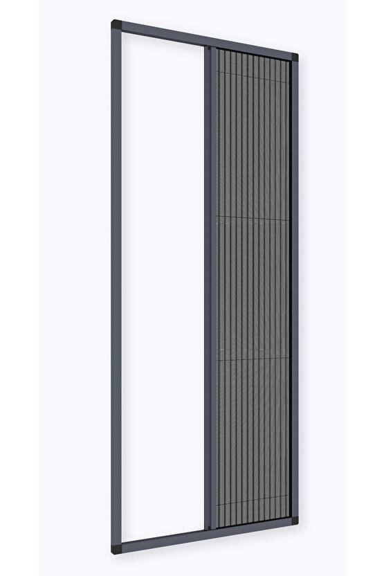 Sürgülü pilse Sineklik Kapı Antrasit Max ölçü 90x210