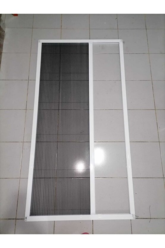 Ekol Sineklik Plise Sineklik Pencere Sineklik Pileli Sürgülü 0x90-0x220 Beyaz