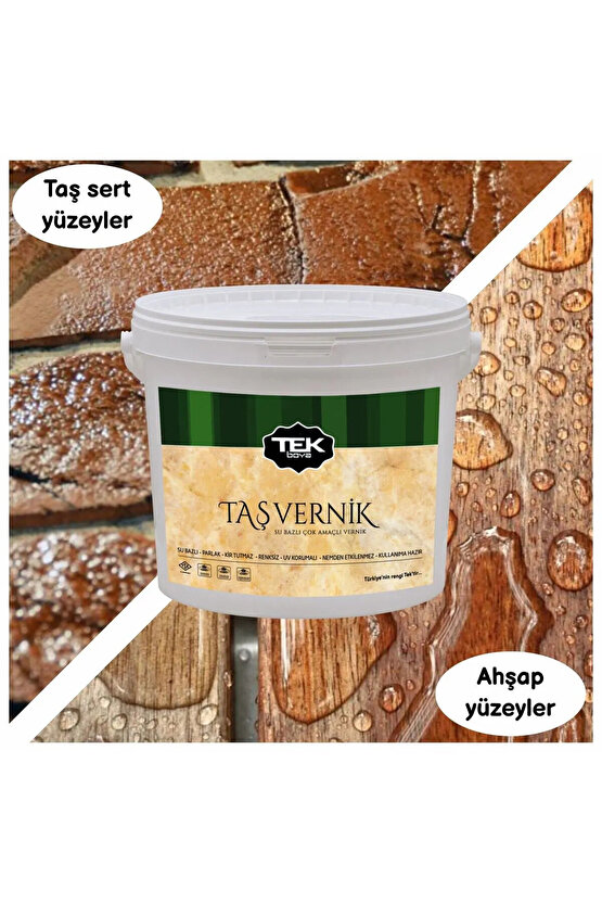 TEK TAŞ VERNİK SU BAZLI 2.5 LT