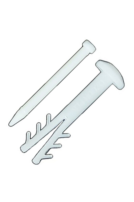 Pratik Plastik Çivili Korniş Dübeli Del Çak Dübeli 500 Adet