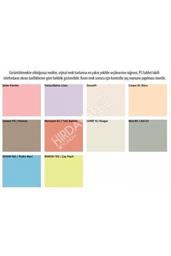 Silikonlu Mat Iç Cephe Duvar Boyası 2.5 Lt - Açık Mavi