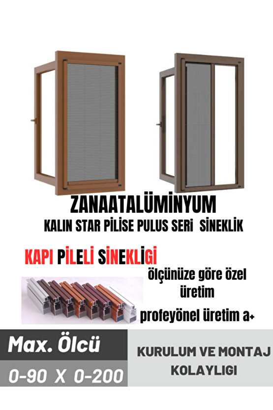 Pileli Sineklik Kapı Için Geçerli