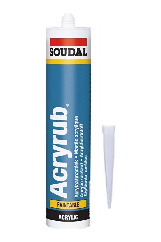 Soudal Mastik Akrilik 280ml Beyaz