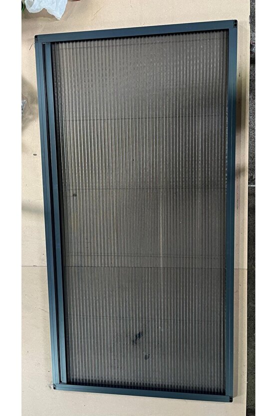 Antrasit Gri Plise Sineklik Kapı