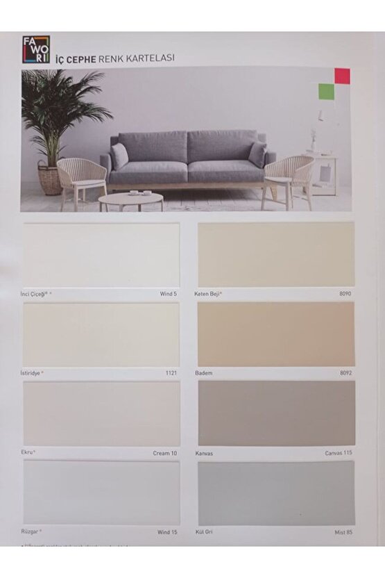 kozmik ipek tam silinebilir iç cephe boyası 2,5Lt