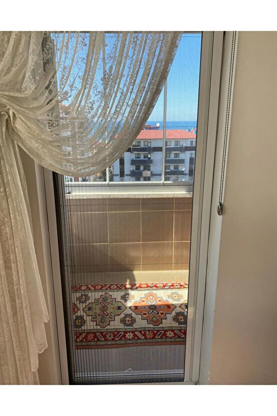 Plise Pileli Sürgülü Sineklik 0-90 X 0-210 Cm(çelik Kapı, Ahşap Kapı ,pimapen Kapı )pilise