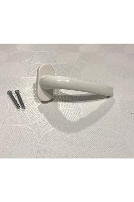 Pimapen Pvc Kapı Pencere Kolu Metal Beyaz