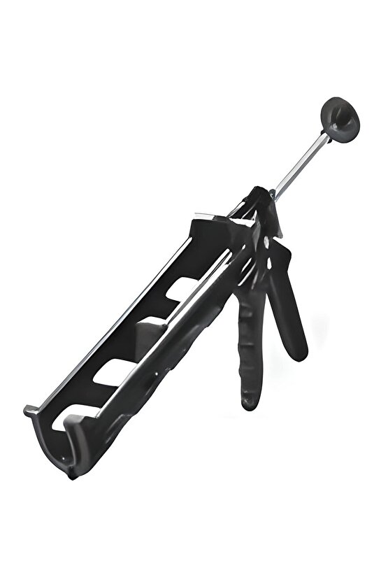 Yuvarlak Kalın Plastik Silikon Tabancası Siyah