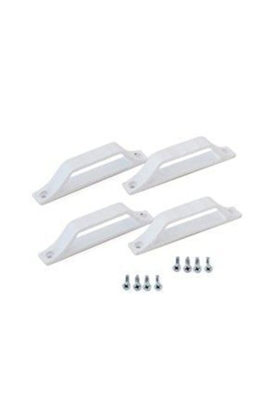 Pvc Aksesuar - Sineklik Beyaz D Kol 4 Adet