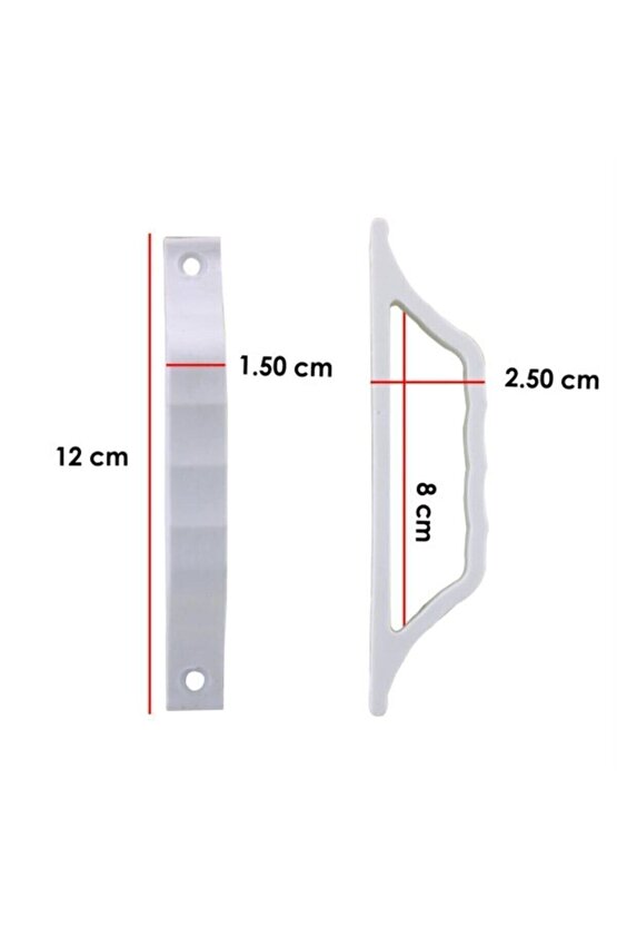 Pvc Aksesuar - Sineklik Beyaz D Kol 4 Adet