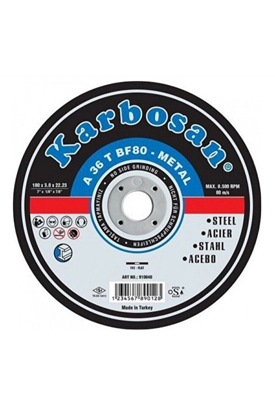 Karbosan 230luk Metal Kesici