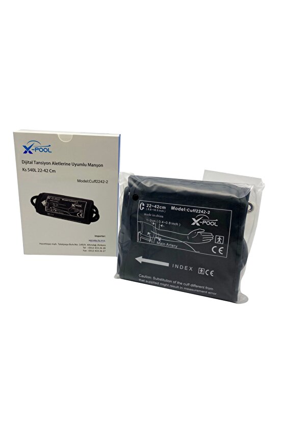 , Otomatik Dijital Tansiyon Aleti Için Kol Manşonu 22-42cm