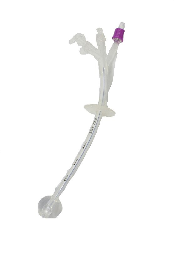 Mor Gastrostomi Beslenme Tüpü %100 Silikon Tüp