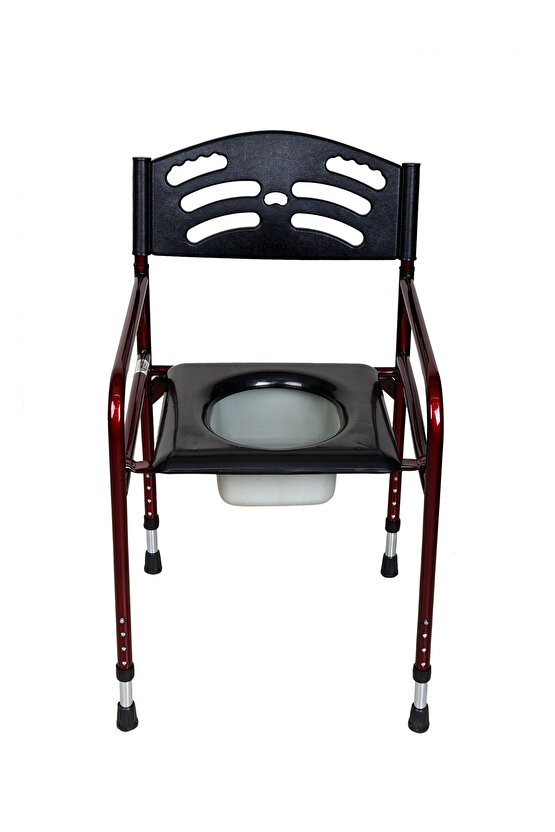 Ayaklı Klozet WC Yükseltici Seyyar Katlanabilir Hasta Yaşlı Engelli Tuvalet Banyo Sandalyesi