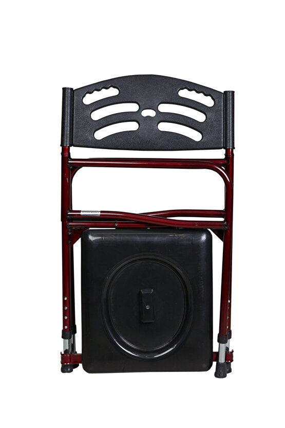 Ayaklı Klozet WC Yükseltici Seyyar Katlanabilir Hasta Yaşlı Engelli Tuvalet Banyo Sandalyesi