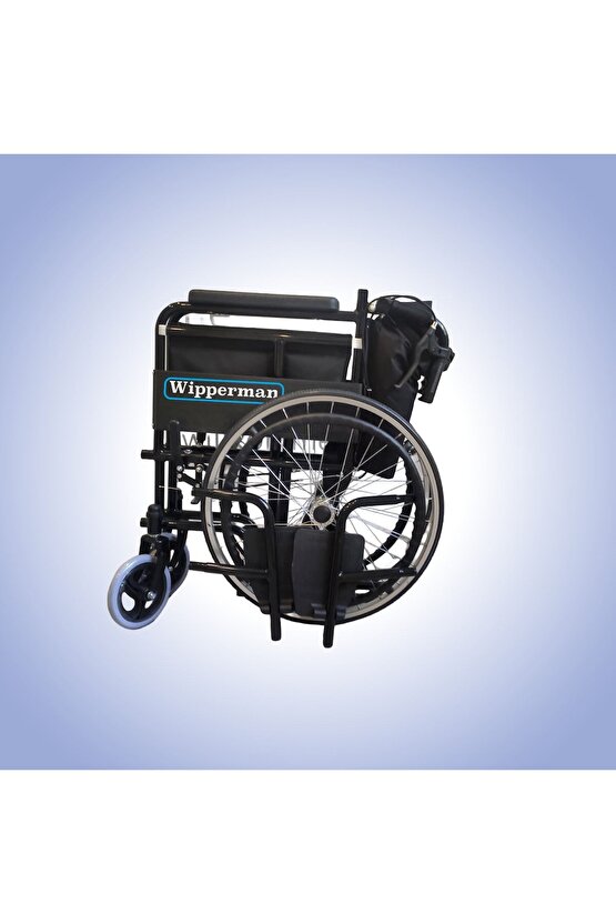 Wipperman marka Refakatçi Frenli Ekonomik Manuel Tekerlekli Sandalye