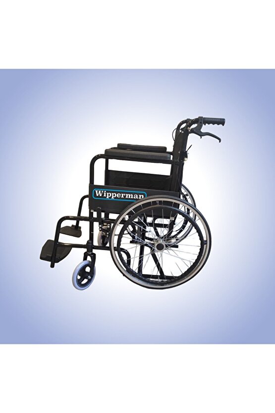 Wipperman marka Refakatçi Frenli Ekonomik Manuel Tekerlekli Sandalye