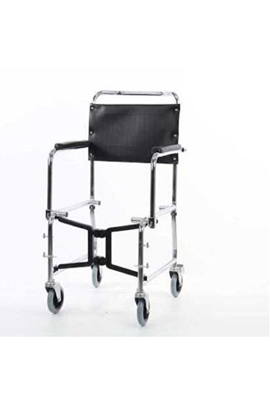 WE CHEM Klozetli Tuvaletli Tekerlekli Sandalye Engelli Hasta Banyo Tuvalet Sandalyesi