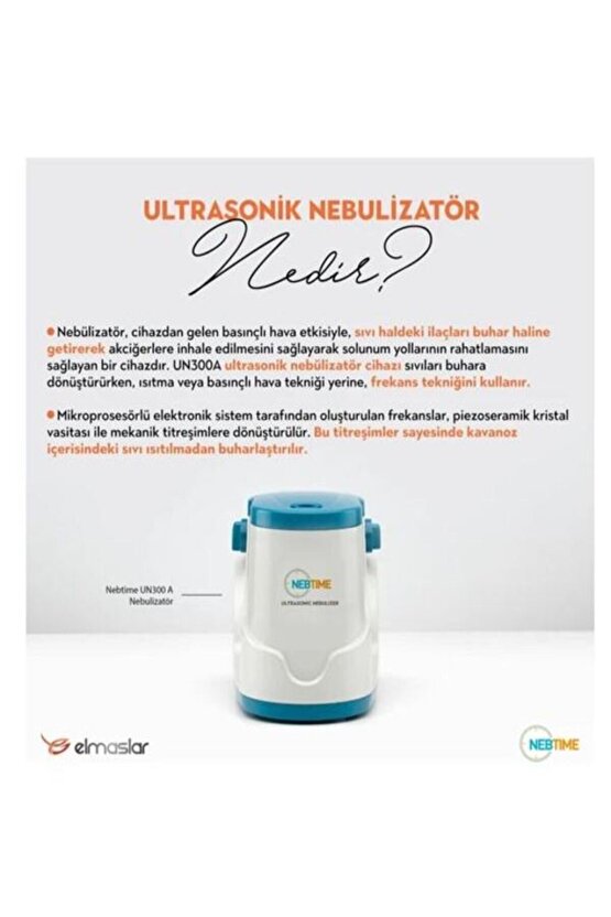 NEBTİME ULTRASONİK NEBULİZATÖR UN300A