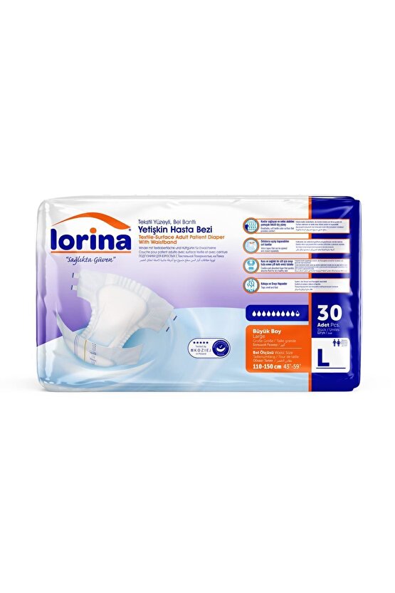 Belbantlı Bez 2x30 Adet L