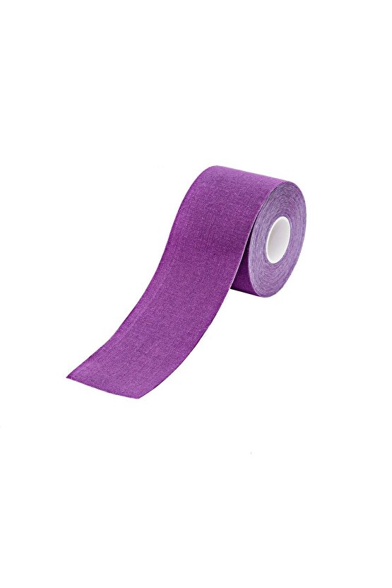 Sport Tape Mor Renk Kinezyo Sporcu Bandı Ağrı Bandı 5 Metre X 5 Cm