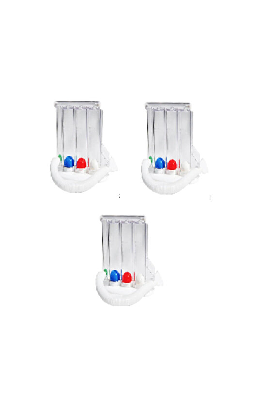 RABIR - TRİFLO SOLUNUM VE NEFES EGZERSİZ CİHAZI - 3 ADET