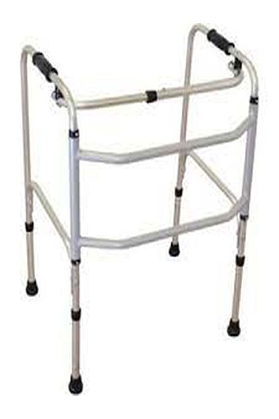 Walker Wolker Yürüteç Hareketli Katlanabilir Walker - - Demir Profil -