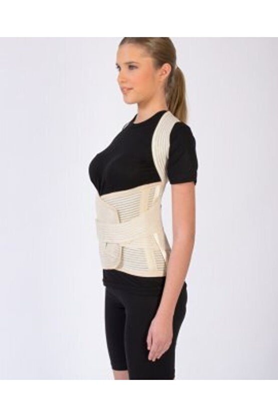 Lüx Dorselomber Çelik Balenli Bel Korsesi Kamburluk Dik Duruş Korsesi Omuz Dikleştirici Korse