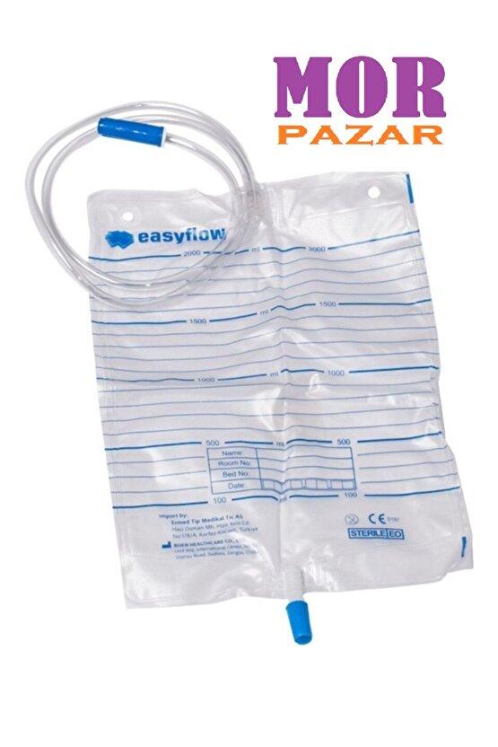 Steril Idrar Torbası Düz Musluk 10 Lu Paket