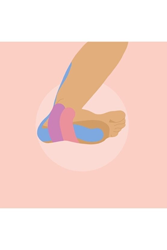 Tape Kinesio Ağrı Bandı 5 Metre X 5 Cm Mavi