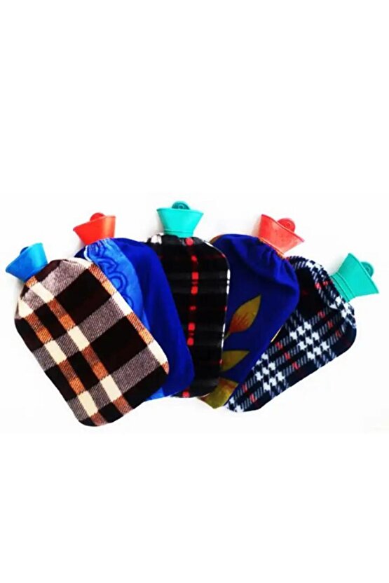 33x19 Cm 2 Lt Polar Kılıflı Termofor Sıcak Su Torbası Karın Ağrısı Bel Ayak Isıtıcı 1 ADET