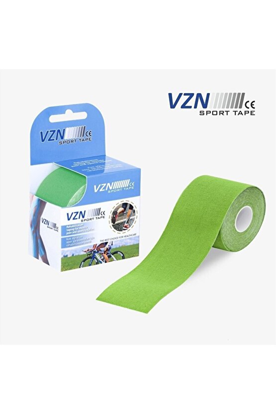 Vzn Ağrı Bandı Original Kinesiology Tape 5cm X 5m Yeşil